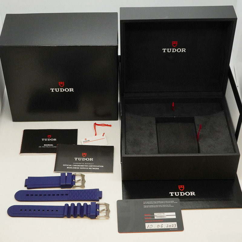 帝舵 Pelagos 25600TB 藍色錶盤男士腕錶-9