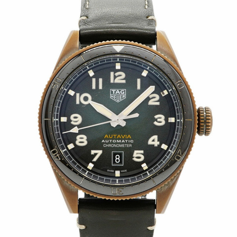 TAG Heuer Autavia WBE5190 綠色錶盤男士腕錶
