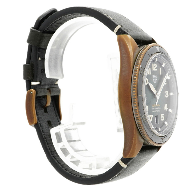 TAG Heuer Autavia WBE5190 綠色錶盤男士腕錶-2