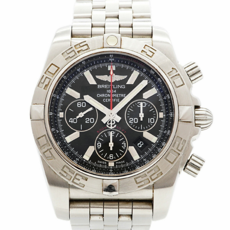 Breitling Chronomat 44 AB0110 黑色錶盤男錶-0