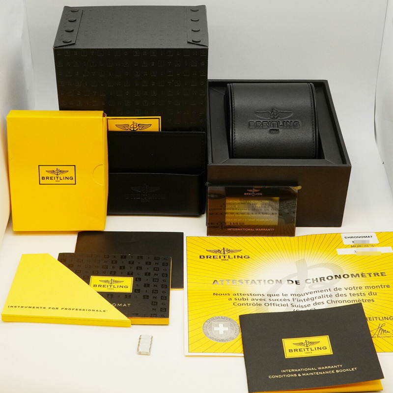 Breitling Chronomat 44 AB0110 黑色錶盤男錶-9