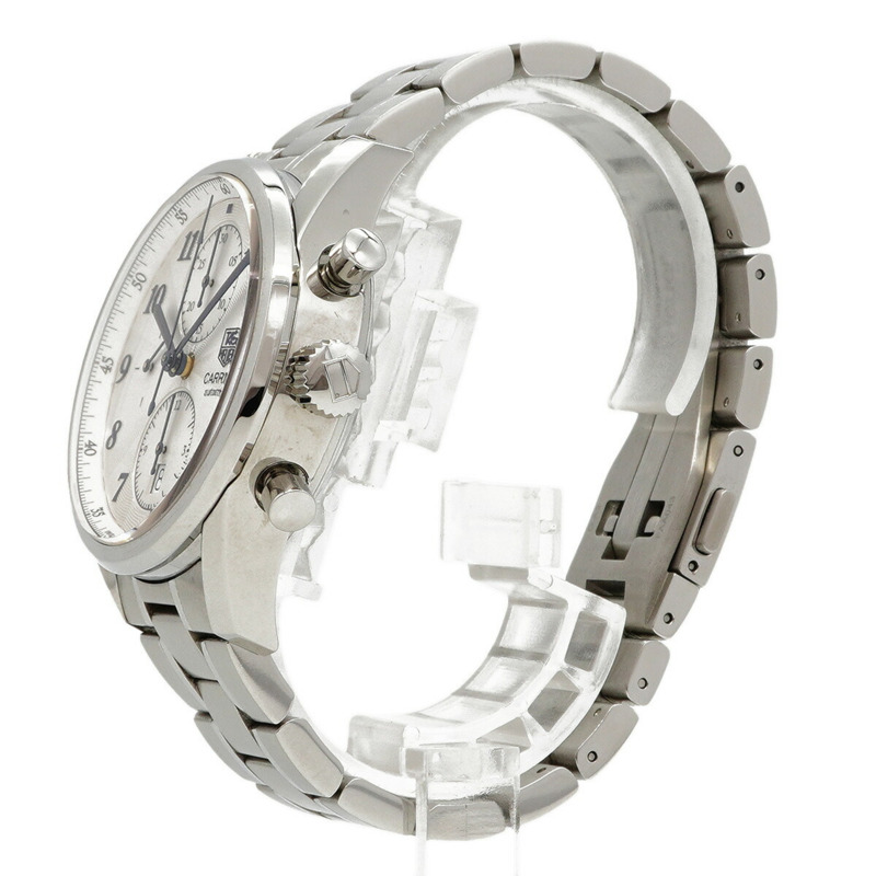 TAG Heuer 豪雅卡萊拉系列 CAS2111 銀色錶盤男士腕錶-1