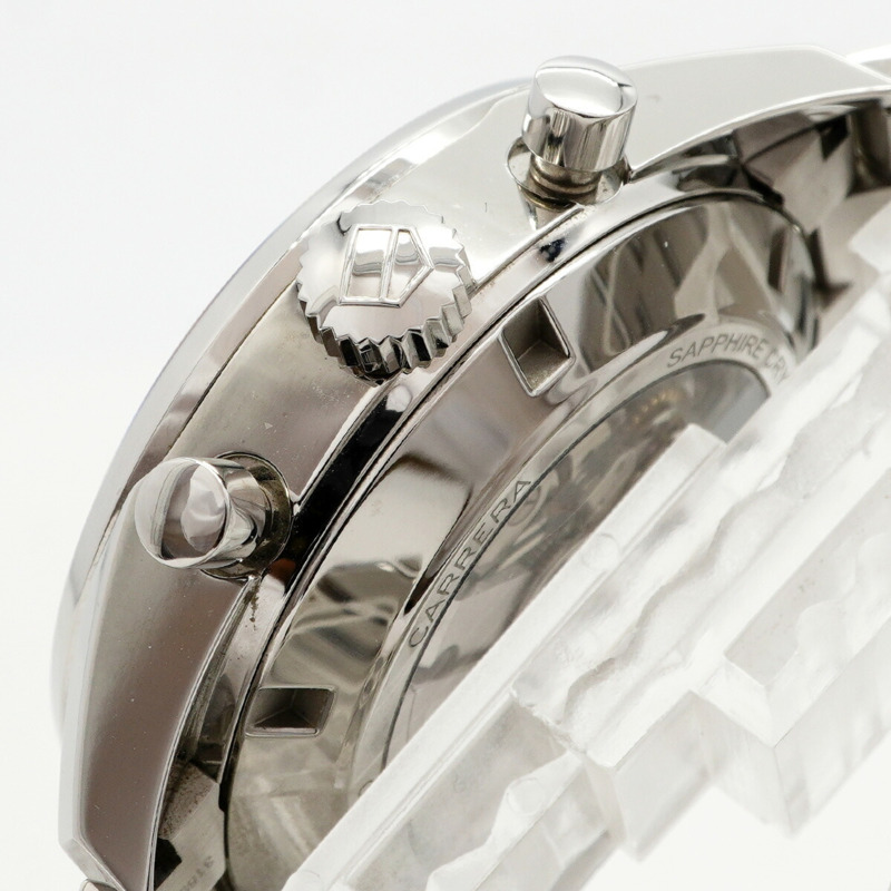 TAG Heuer 豪雅卡萊拉系列 CAS2111 銀色錶盤男士腕錶-7