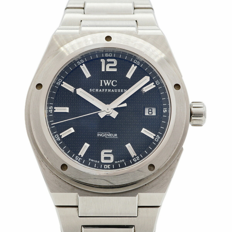 IWC 沙夫豪森工程師 IW322701 黑色錶盤男士手錶-0