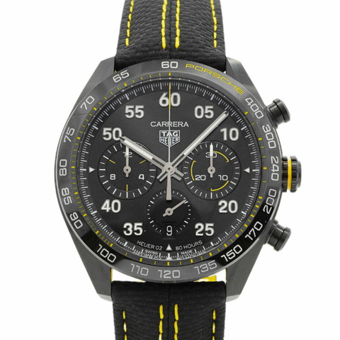 TAG Heuer Carrera x Porsche 限量版 CBN2A1H 黑色錶盤男士腕錶