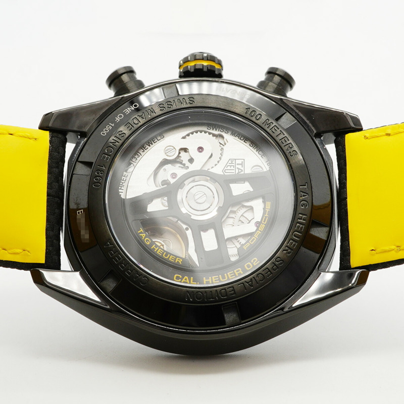 TAG Heuer Carrera x Porsche 限量版 CBN2A1H 黑色錶盤男士腕錶-4