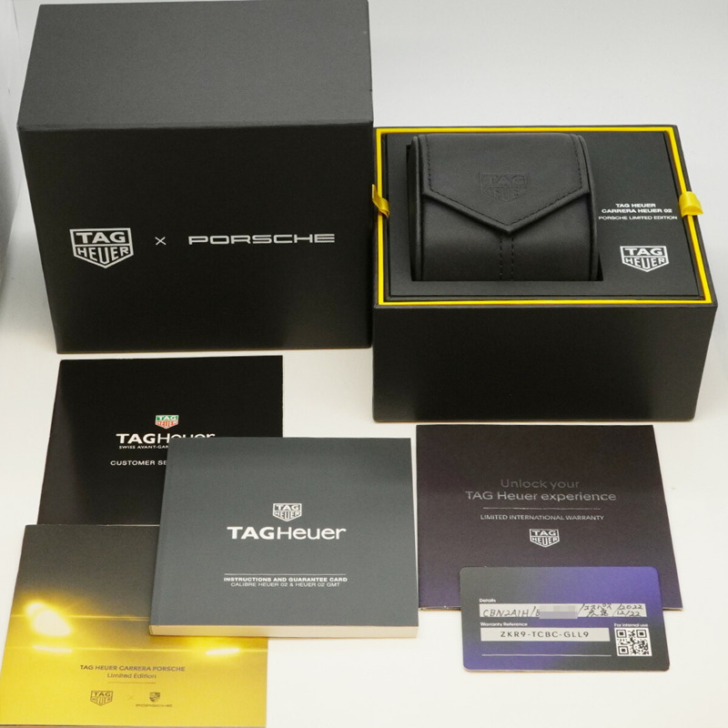 TAG Heuer Carrera x Porsche 限量版 CBN2A1H 黑色錶盤男士腕錶-6