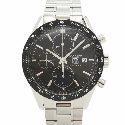 TAG Heuer 豪雅卡萊拉 CV201E 黑色錶盤男士腕錶