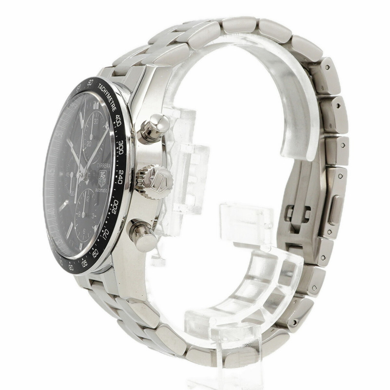 TAG Heuer 豪雅卡萊拉 CV201E 黑色錶盤男士腕錶-1