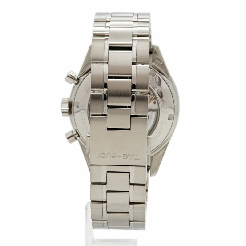 TAG Heuer 豪雅卡萊拉 CV201E 黑色錶盤男士腕錶-7