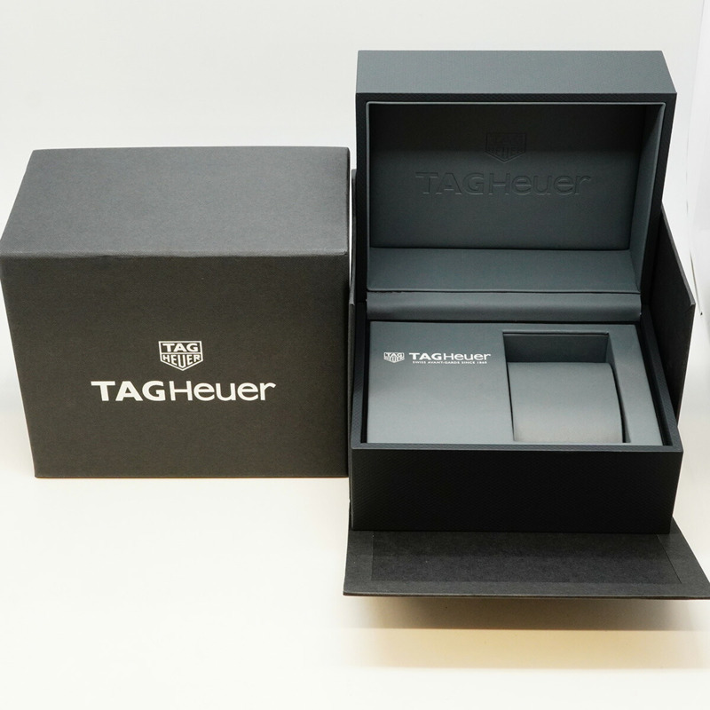 TAG Heuer 豪雅卡萊拉 CV201E 黑色錶盤男士腕錶-9