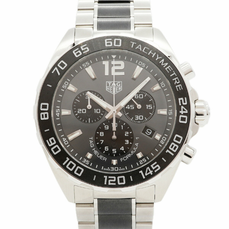 TAG Heuer 豪雅一級方程式 CAZ1011 灰色錶盤男士腕錶-0
