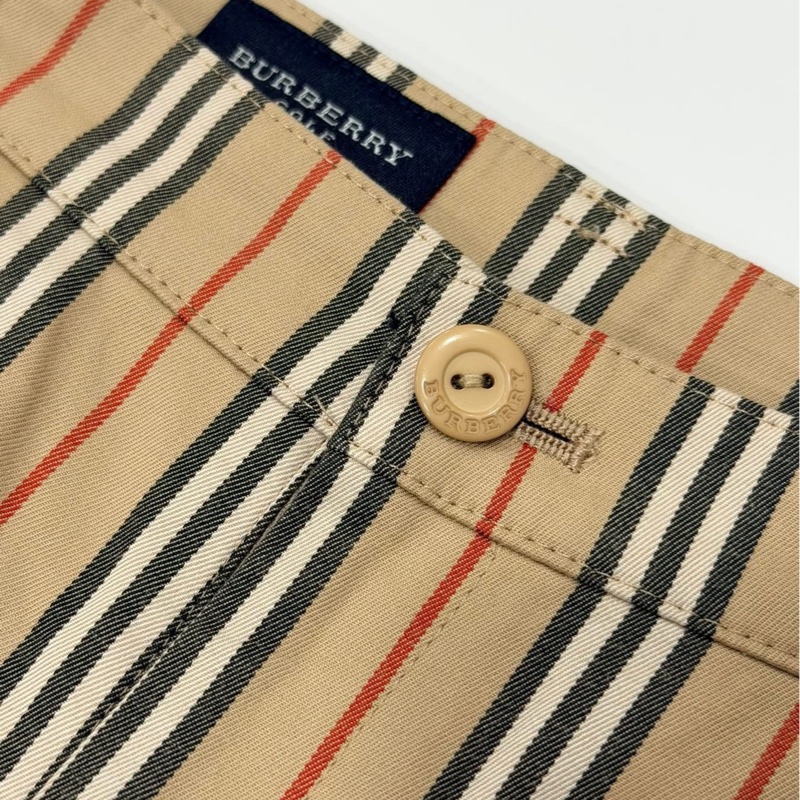 BURBERRY GOLF 經典直條紋彈性褲-3