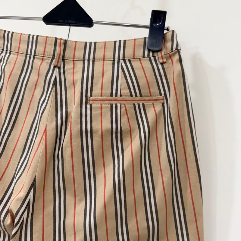 BURBERRY GOLF 經典直條紋彈性褲-5