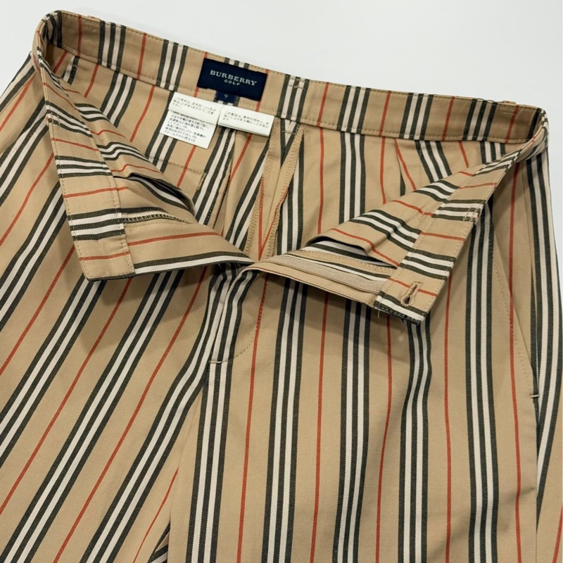 BURBERRY GOLF 經典直條紋彈性褲-8