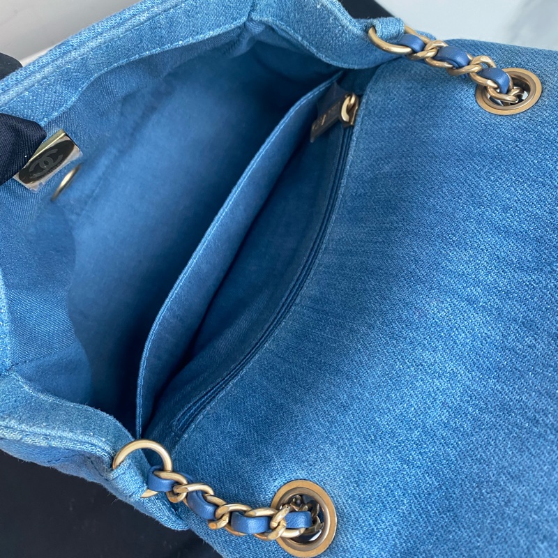 Chanel 牛仔金球方胖子-7