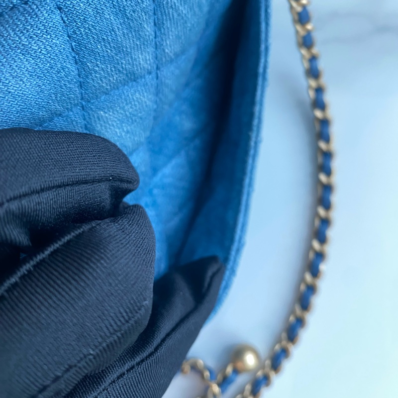 Chanel 牛仔金球方胖子-8