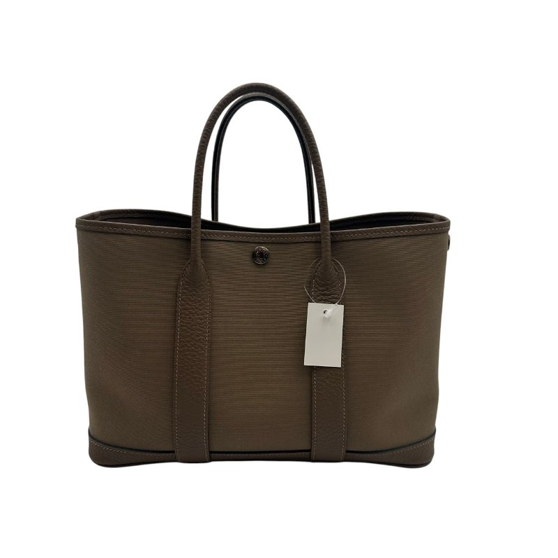 【美收精品】HERMES GARDEN PARTY30 花園包 C-520【隔月月中將轉賣至日本 上架期限30天】-1