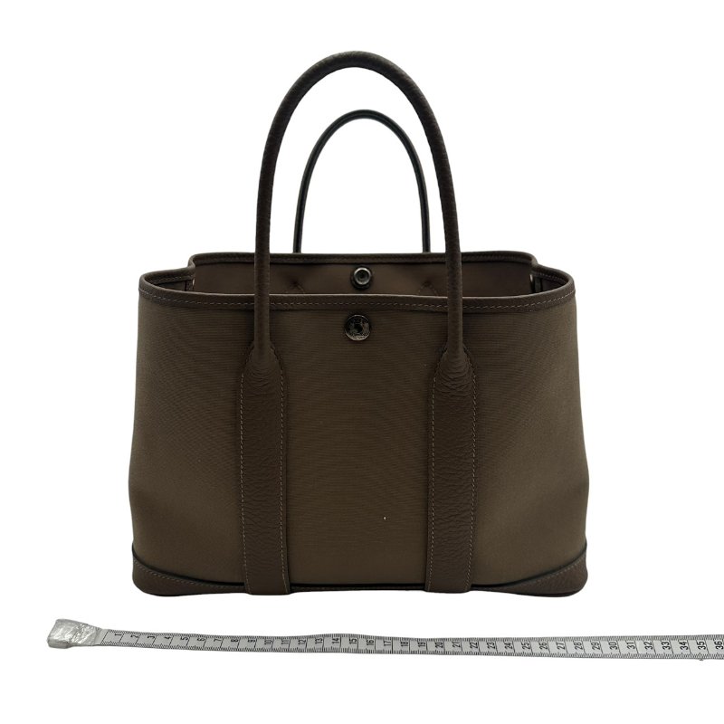 【美收精品】HERMES GARDEN PARTY30 花園包 C-520【隔月月中將轉賣至日本 上架期限30天】-13