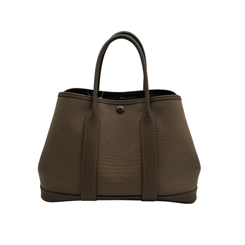 【美收精品】HERMES GARDEN PARTY30 花園包 C-520【隔月月中將轉賣至日本 上架期限30天】-14