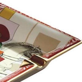 馬術石版畫煙灰陶瓷缸-3