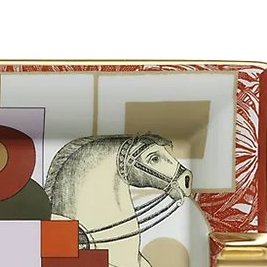 馬術石版畫煙灰陶瓷缸-4