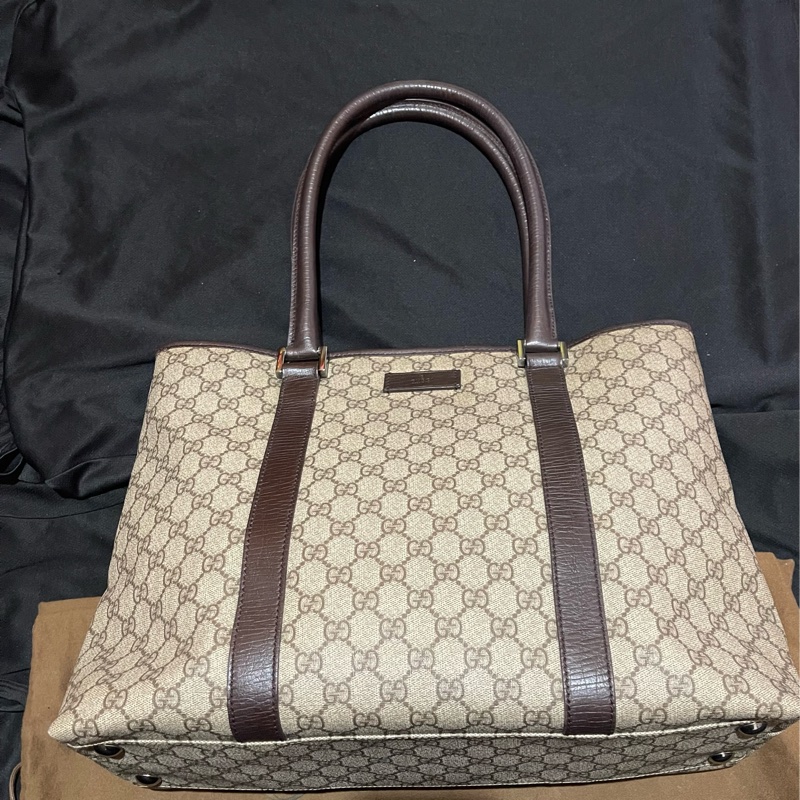 Gucci Tote經典老花大托特包 可上肩(46x10x30)-1