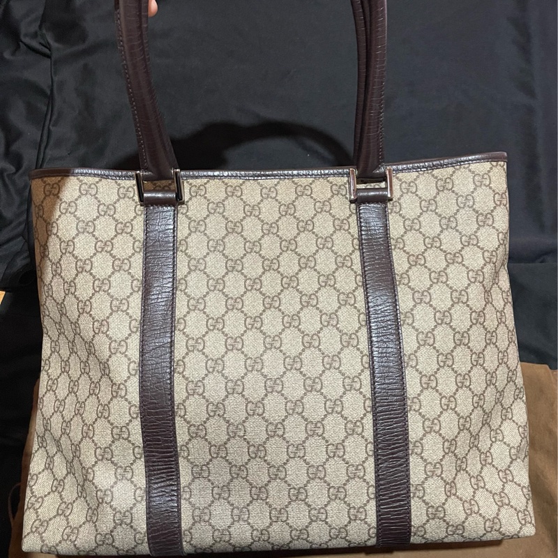 Gucci Tote經典老花大托特包 可上肩(46x10x30)-7
