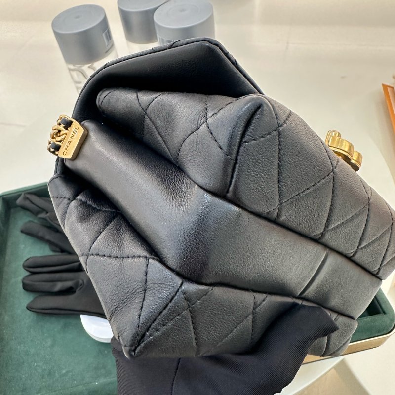 ️Chanel 粗鏈條肩背斜背包12*18*10 99新配件塵袋-5
