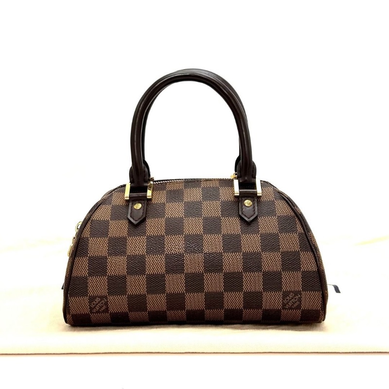 LV 棕棋盤手提元寶包 23*13*13 9新 配件塵袋-1