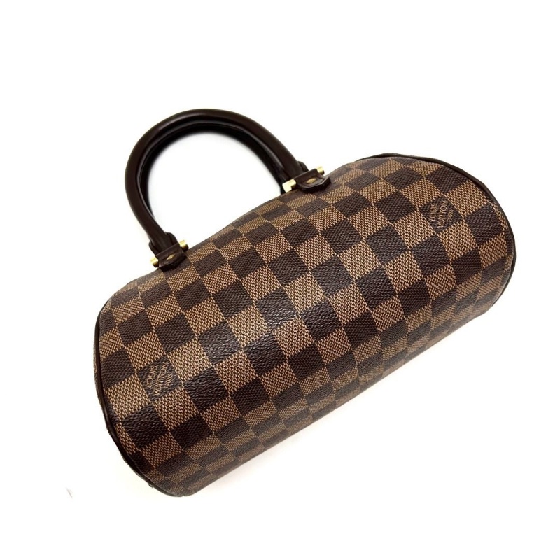 LV 棕棋盤手提元寶包 23*13*13 9新 配件塵袋-4