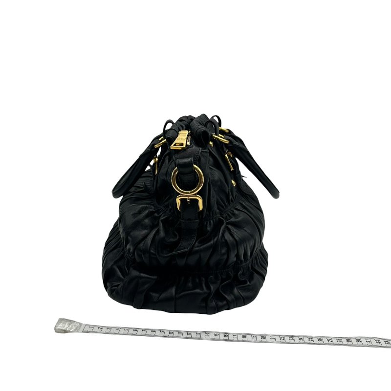 【美收精品】PRADA 黑色皮革肩背包 C-529【隔月月中將轉賣至日本 上架期限30天】-13