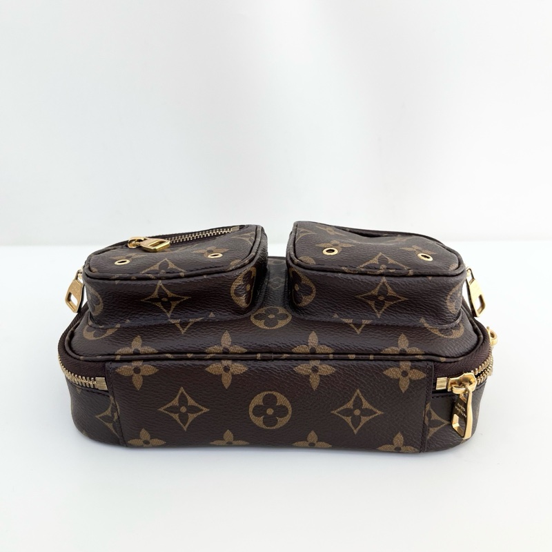 99新✨LV/路易威登 Utility Crossbody 走秀款 棕色老花手提包斜背包相機包 芯片款 男女駕馭都帥氣的款 💛正品保障-1