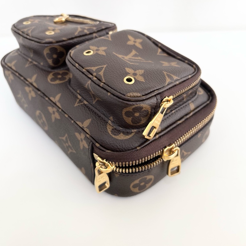 99新✨LV/路易威登 Utility Crossbody 走秀款 棕色老花手提包斜背包相機包 芯片款 男女駕馭都帥氣的款 💛正品保障-3