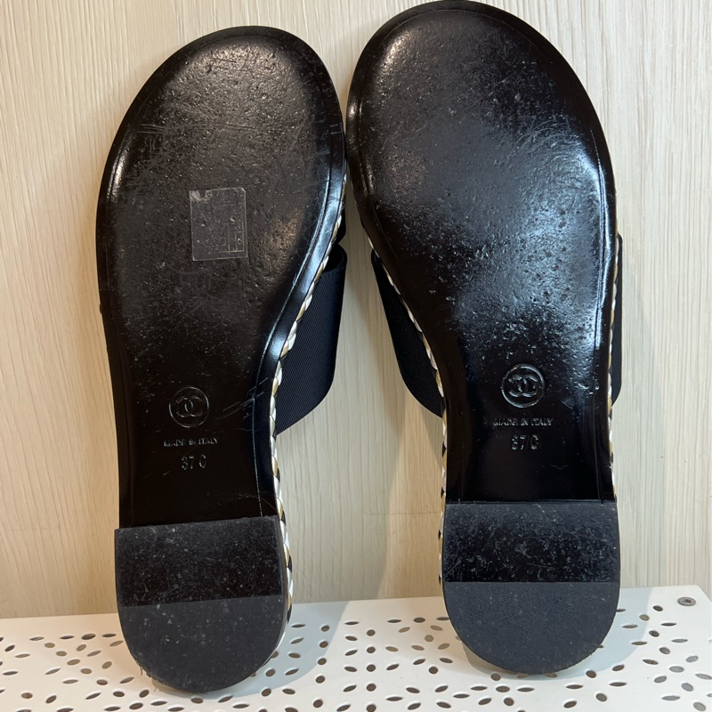 Chanel 交叉帶拖鞋 室內拖-9