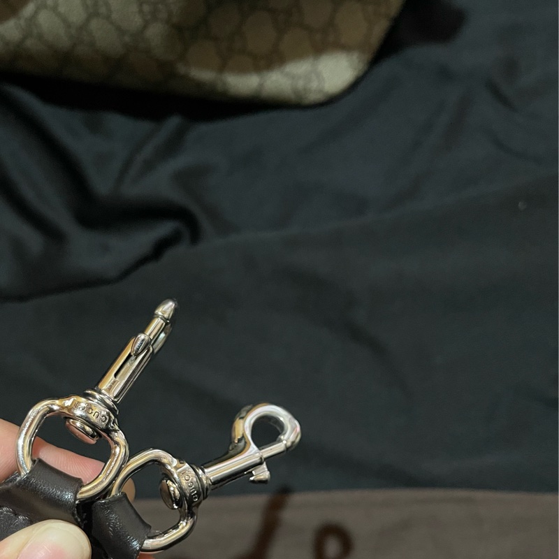 Gucci Tote經典老花兩用拉鏈大托特包 側背包（40x14x25)-25