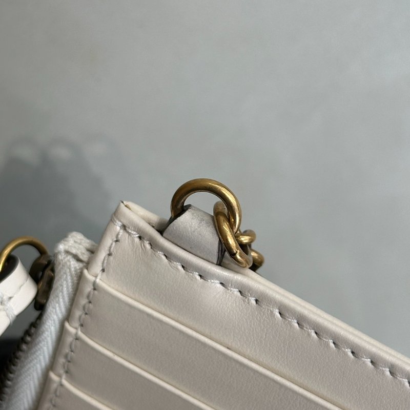 GUCCI Marmont Matelasse新款斜背包 - 21 黑金-16