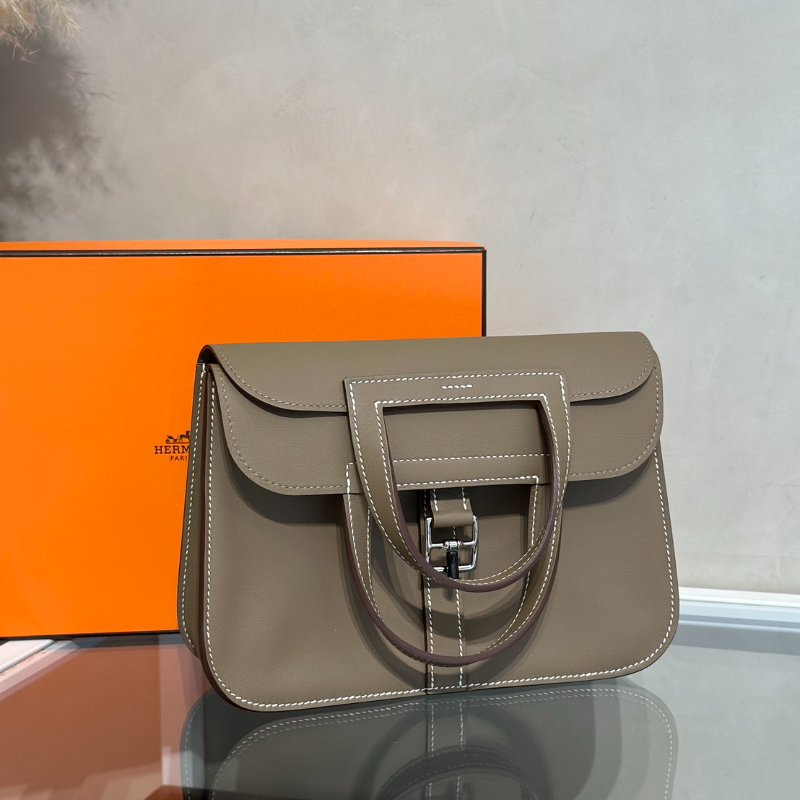 HERMES Halzan Mini - Etoupe 18 大象灰銀 K-2