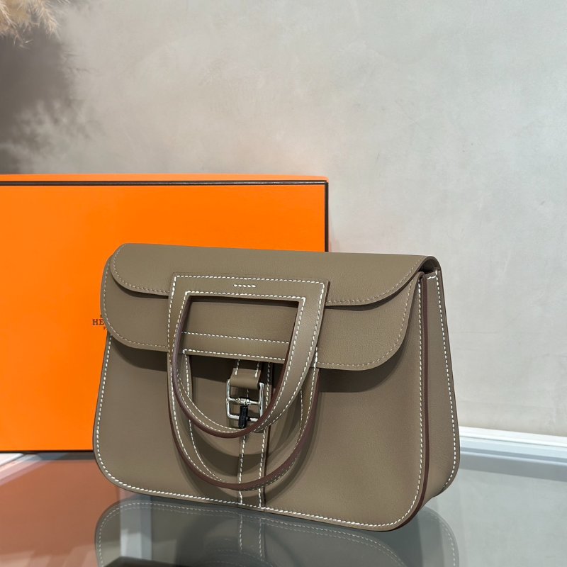 HERMES Halzan Mini - Etoupe 18 大象灰銀 K-3
