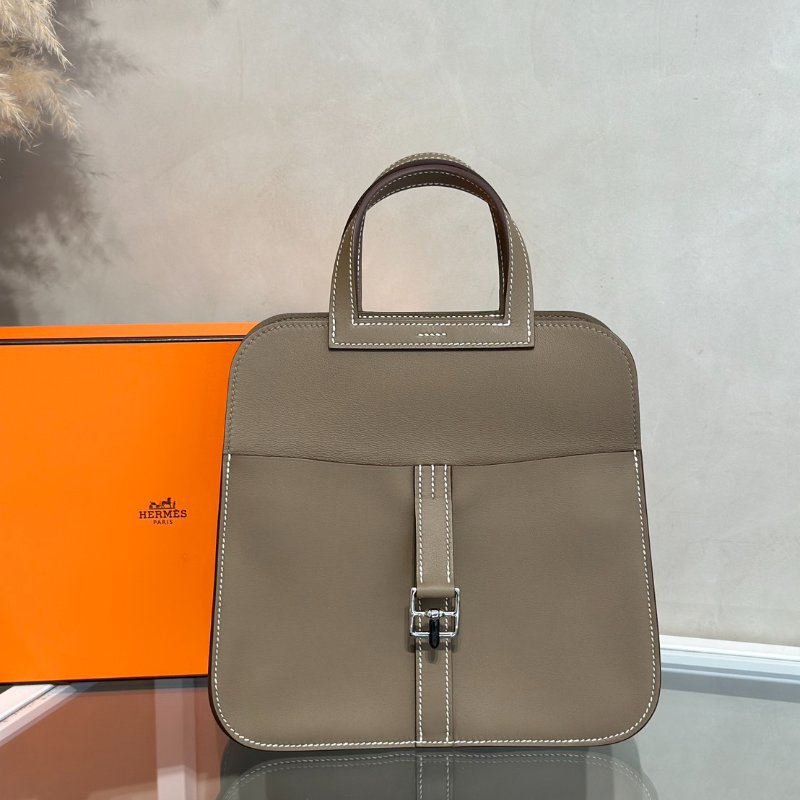 HERMES Halzan Mini - Etoupe 18 大象灰銀 K-5