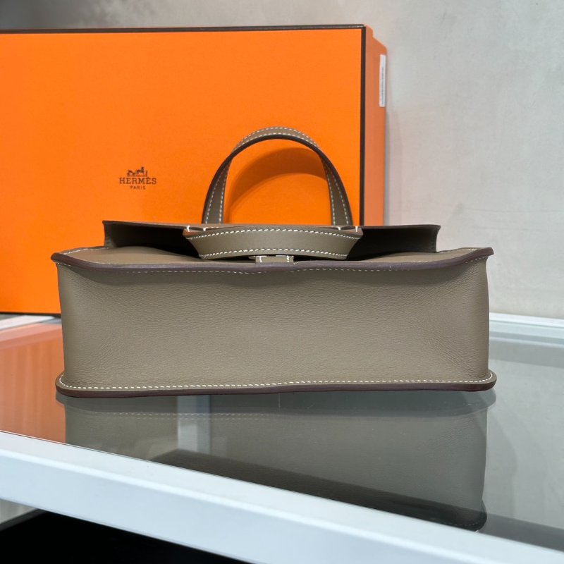 HERMES Halzan Mini - Etoupe 18 大象灰銀 K-9