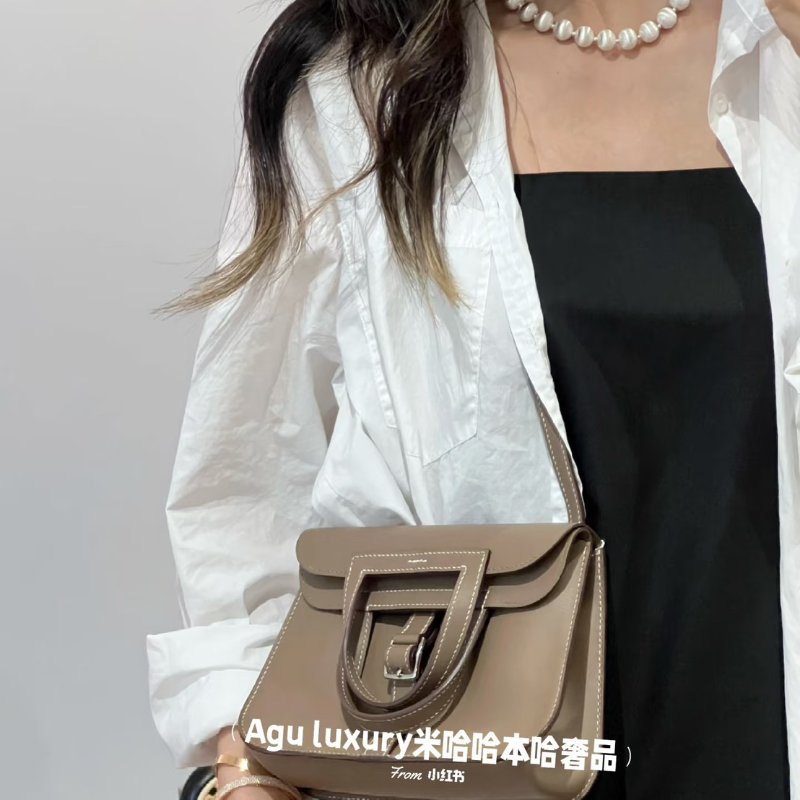 HERMES Halzan Mini - Etoupe 18 大象灰銀 K-14
