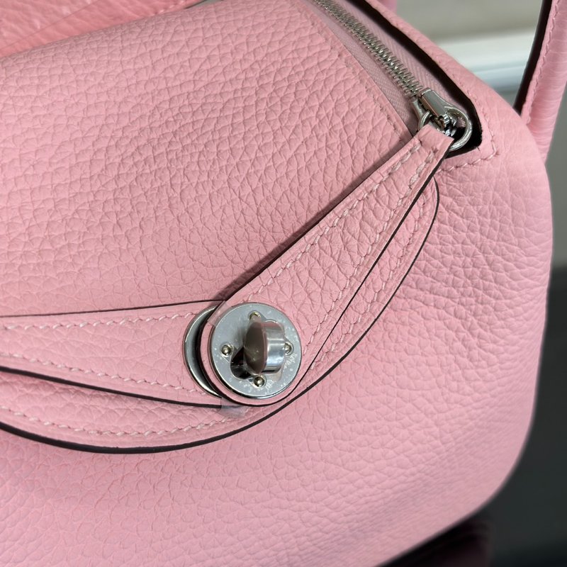 HERMES Mini Lindy ll - Rose Sakure 3Q 櫻花粉銀 K-6
