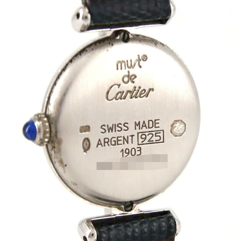 卡地亞 Must Colisée W1001665 銀色石英腕錶-5
