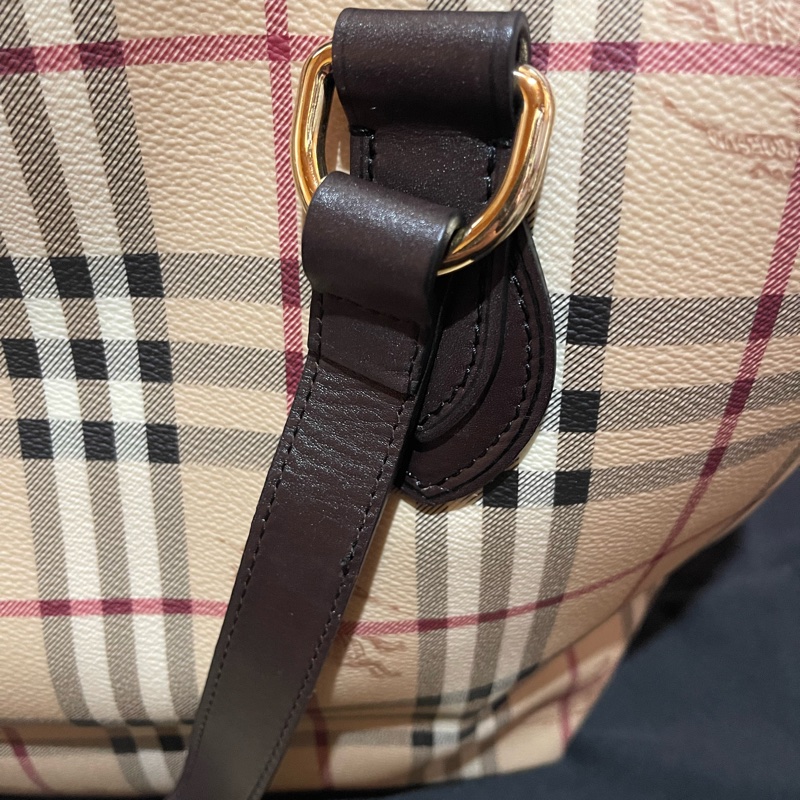 Burberry Tote經典戰馬皮革大托特包 可上肩(50x15x27)-16