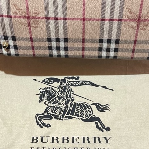 Burberry Tote經典戰馬皮革大托特包 可上肩(50x15x27)-27