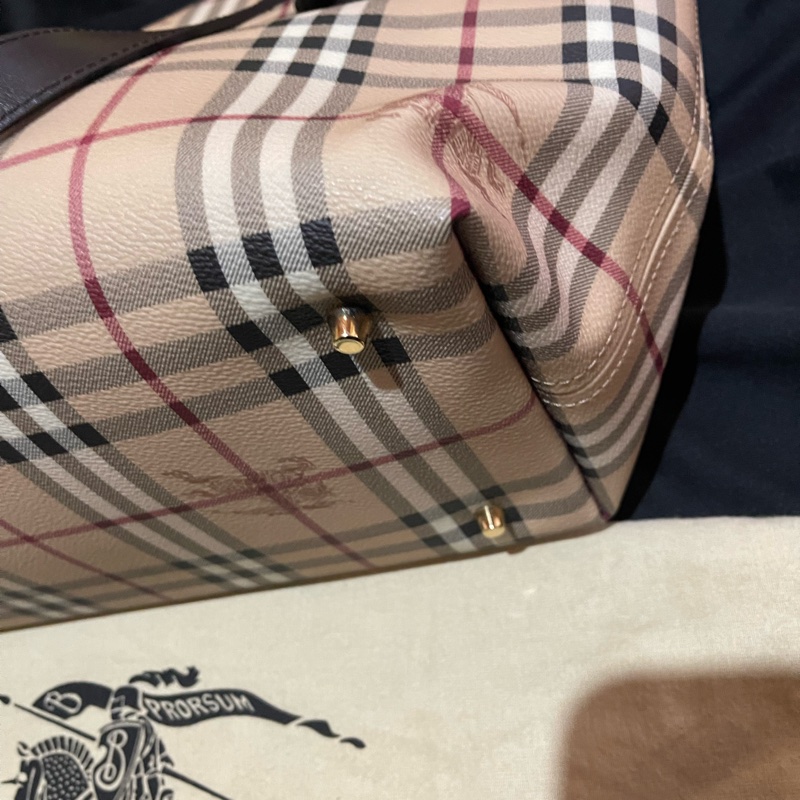 Burberry Tote經典戰馬皮革大托特包 可上肩(50x15x27)-31