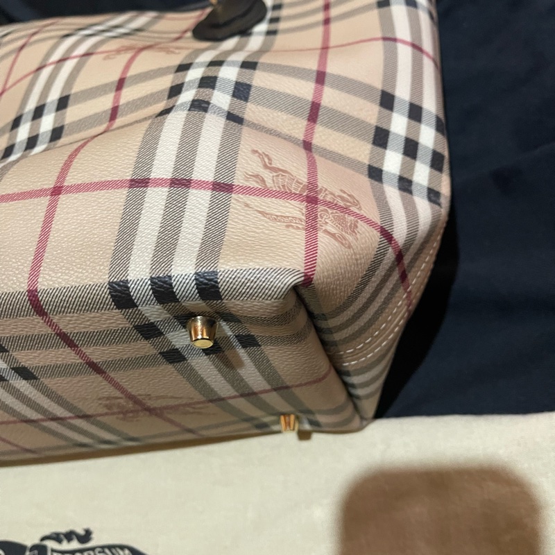 Burberry Tote經典戰馬皮革大托特包 可上肩(50x15x27)-33