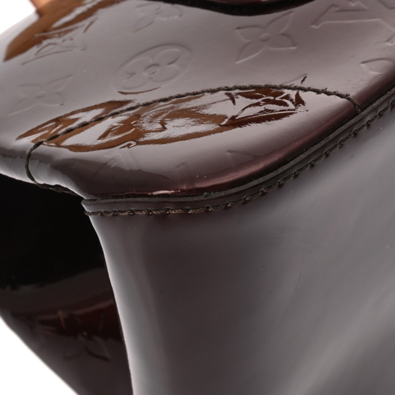 路易威登 (LOUIS VUITTON) Monogram Vernis Rosewood Avenue Amarante M93510 女士手提包 A 級二手 Ginzo-7