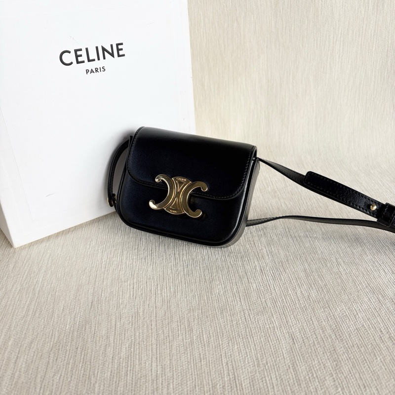 Celine 凱旋門黑金盒子包 Mini Box-3
